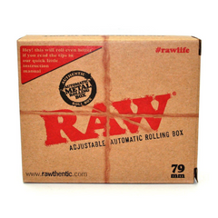 Roladora RAW Roll Box Adjustable Rolling Box Metal - Negro 79mm