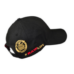 Gorra negra visera RAW